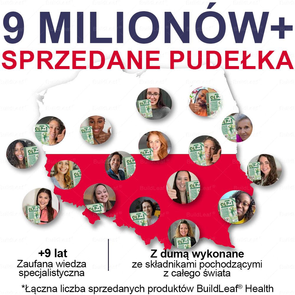 Oficjalny sklep Polska | ☘️☘️BuildLeaf® GLP-1 8-w-1 Fit & Vital roztwór doustny (Jednorazowe dziennie, widoczne zmiany w ciągu 7 dni) ✅ Otyłość, zdrowie sercowo-naczyniowe, cukrzyca, bezdech senny, zdrowie jelit, problemy ze stawami i inne.