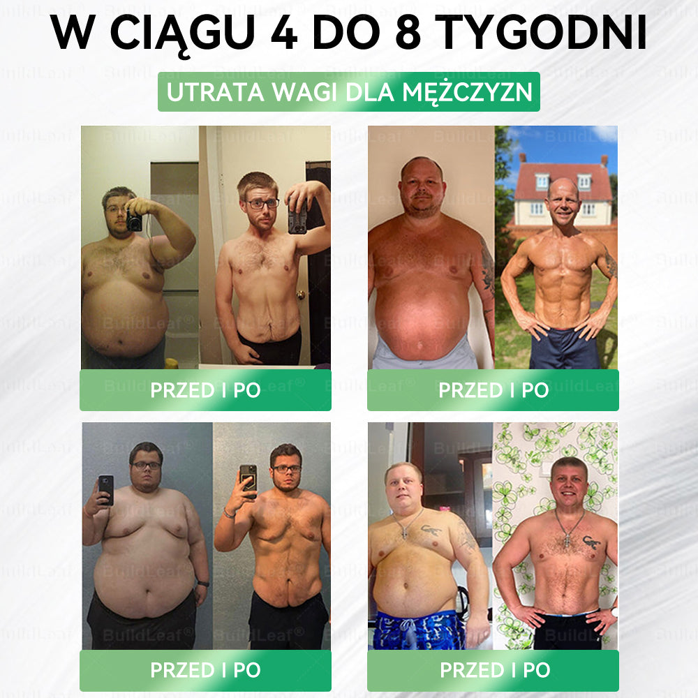 Oficjalny sklep Polska | ☘️☘️BuildLeaf® GLP-1 8-w-1 Fit & Vital roztwór doustny (Jednorazowe dziennie, widoczne zmiany w ciągu 7 dni) ✅ Otyłość, zdrowie sercowo-naczyniowe, cukrzyca, bezdech senny, zdrowie jelit, problemy ze stawami i inne.